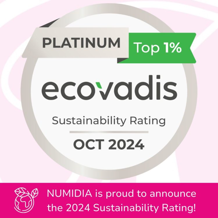 EcoVadis Platinum – Numidia in the Top 1%!