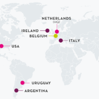 Dallas USA, Herten Netherlands, Singapore, Montevideo, Uruguay